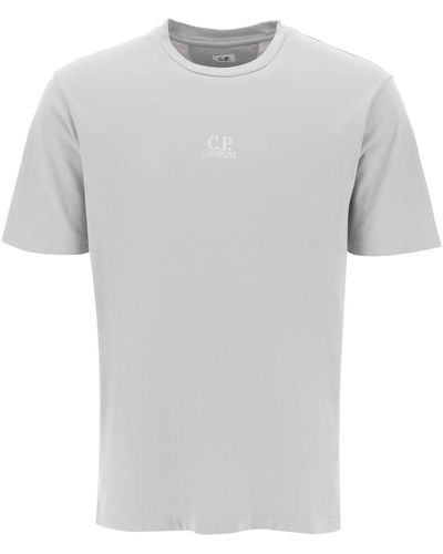 C.P. Company British Sailor Printed T-Shirt With - Grey