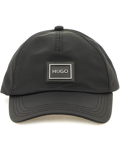HUGO Cappello Baseball Con Patch Logo - Nero
