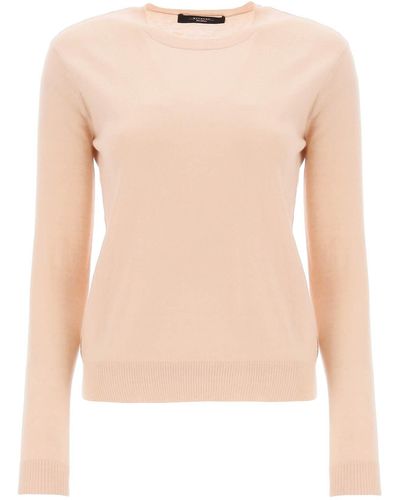 Weekend by Maxmara Mochi Wool-cashmere Sweater - Natural