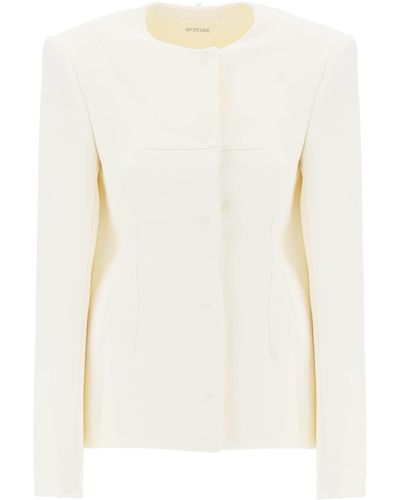 Sportmax "Tailored And Cocoon-Shaped - White