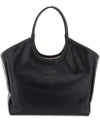 Miu Miu Ivy Tote Bag For - Black