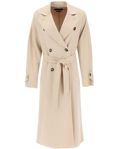 Weekend by Maxmara Affetto Double-Breasted Coat - Natural