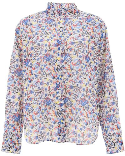 Isabel Marant Organic Cotton 'Gamble' Shirt - Multicolour