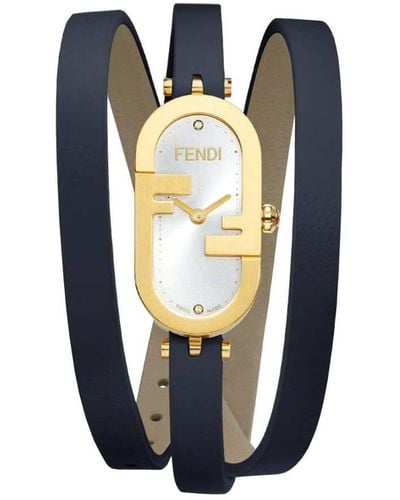 Fendi O'Lock Vertical Watch - Blue