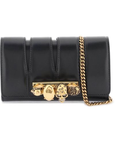 Alexander McQueen 'the Slash' Clutch - Black