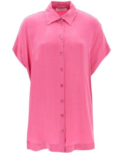MVP WARDROBE 'Santa Cruz' Short-Sleeved Shirt - Pink