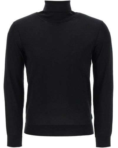 Zegna Cashseta Turtleneck Sweater - Black