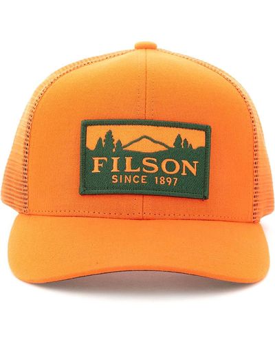 Filson logger Mesh Baseball Cap - Orange