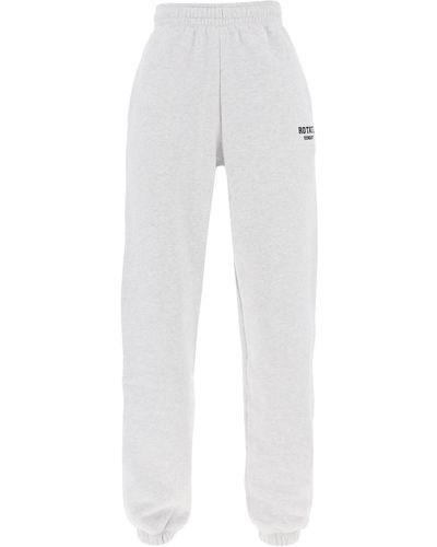 ROTATE BIRGER CHRISTENSEN Rotate sweatpants With Embroidered Logo - White