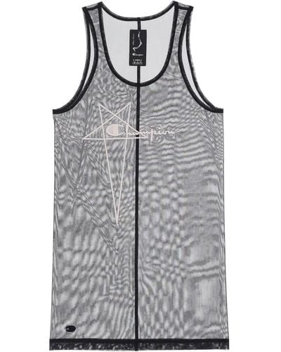 Rick Owens 'champion X ' Basketball Mini Dress - Gray