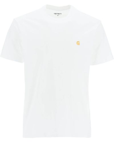 Carhartt T-Shirt Oversize Chase - Bianco