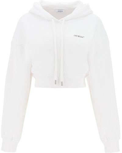 Off-White c/o Virgil Abloh X-ray Arrow Cropped Hoodie - White
