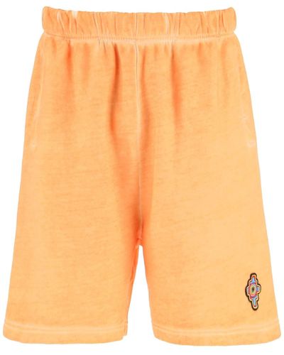 Marcelo Burlon Sunset Cross Shorts - Orange