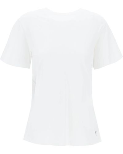 MM6 by Maison Martin Margiela T Shirt Ibrida - Bianco