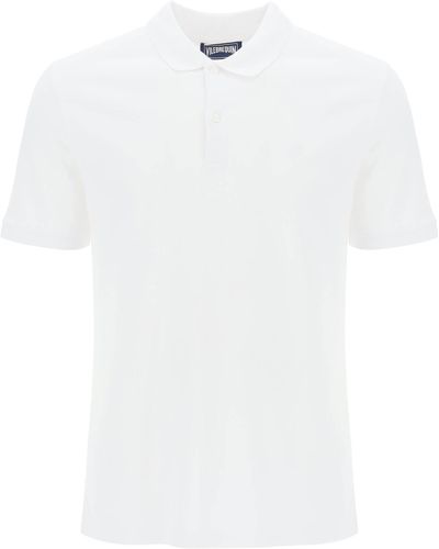 Vilebrequin Polo Regular Fit In Cotone - Bianco