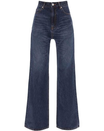 Balenciaga Jeans svasati in denim giapponese - Blu