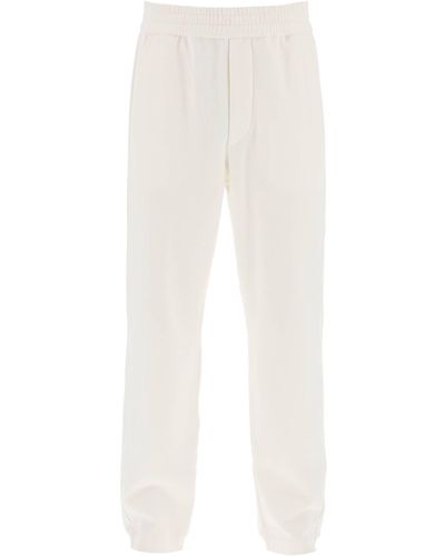 Zegna Cotton & Cashmere Sweatpants - White