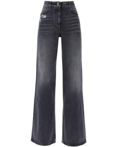 Givenchy Baggy Jeans With Wide Leg - Blue
