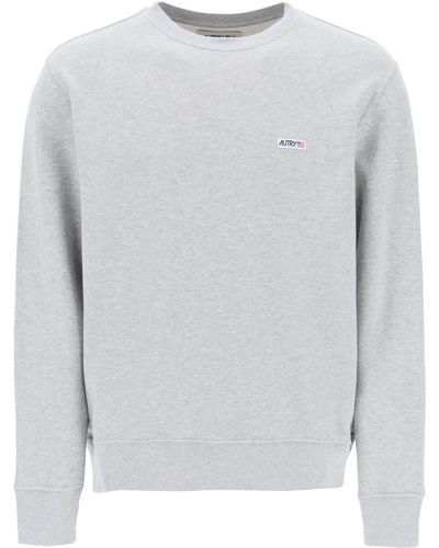 Autry Sweatshirt With Logo Label - Gray