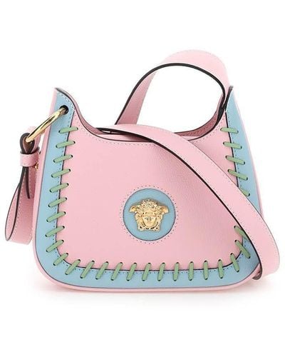 Versace 'la Medusa' Small Hobo Bag - Pink