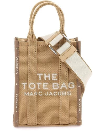 Marc Jacobs Borsa The Jacquard Mini Tote Bag - Neutro
