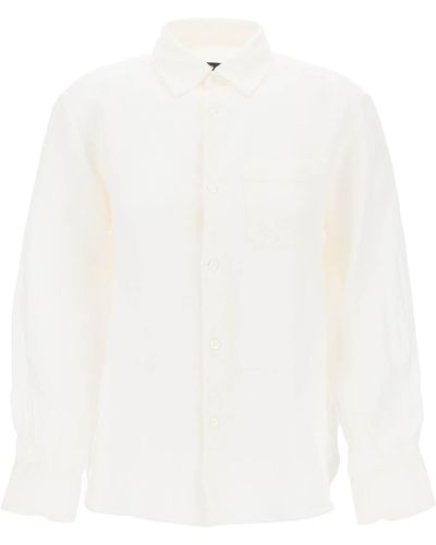 A.P.C. Camicia Sela In Puro Lino - Bianco