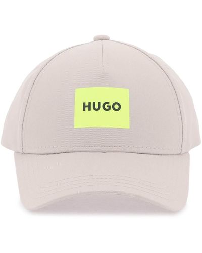 HUGO Baseball Cap With Patch Design - Gray