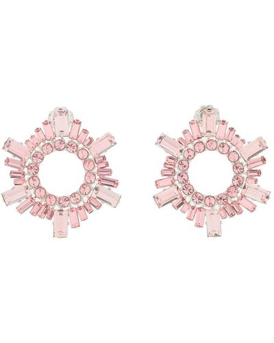 Pink AMINA MUADDI Earrings and ear cuffs for Women | Lyst