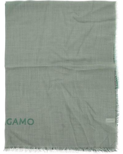 Ferragamo "Gradient Cashmere And Silk Stole" - Green