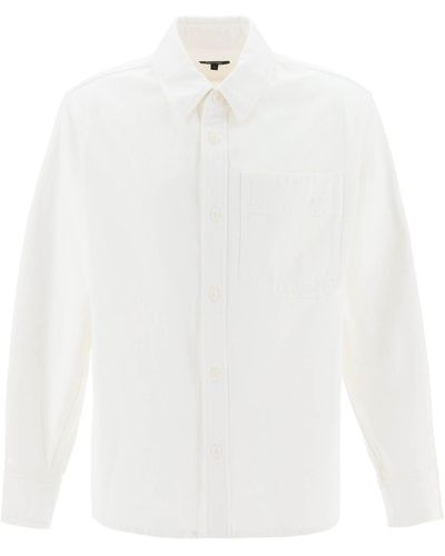 A.P.C. Basile Brodée Overshirt - White