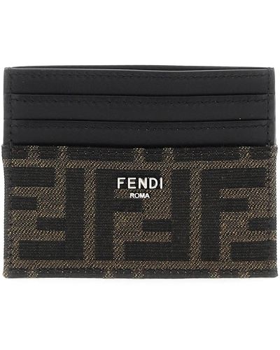 Fendi Ff Cardholder - Black
