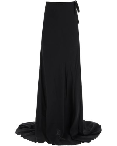 Ann Demeulemeester Emmy Extra Long Skirt - Black