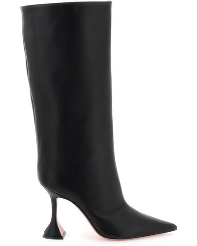 AMINA MUADDI 'fiona' Nappa Leather Boots - Black