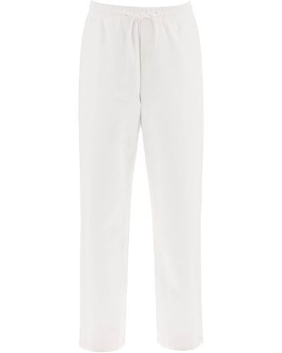 A.P.C. Jeans Vincent Con Coulisse In Vita - Bianco