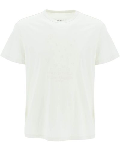 Maison Margiela Embroidered Logo T-shirt - White
