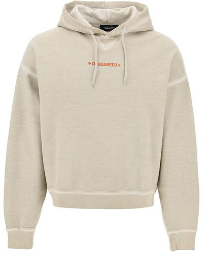 DSquared² Cipro Fit Hoodie - Natural