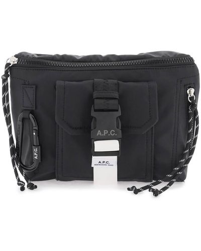 A.P.C. Marsupio Trek In Nylon - Nero