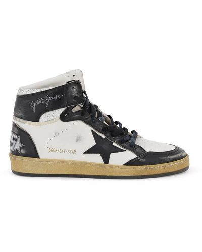 Golden Goose Sky-Star Hi-Top Trainers - White