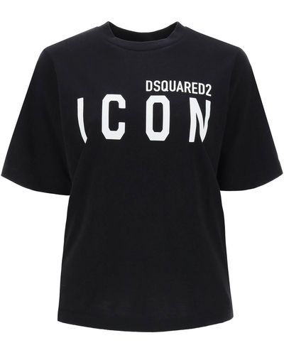 DSquared² New Icon T Shirt - Black