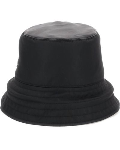 Ferragamo Alvatore Reversible Nylon Bucket Hat - Black