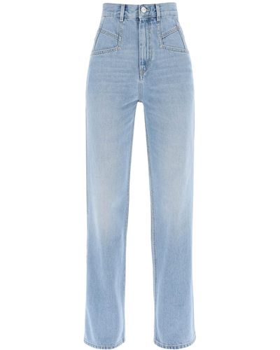 Isabel Marant Jeans con taglio dritto 'Dileskoa' - Blu