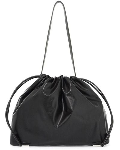 The Row "Angy Shoulder Bag - Black