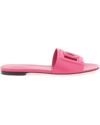 Dolce & Gabbana Dg Millenials Logo Slides - Pink