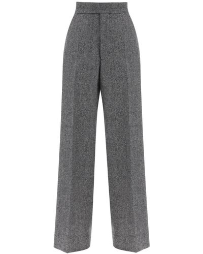 Vivienne Westwood Pantaloni Lauren In Tweed Donegal - Grigio