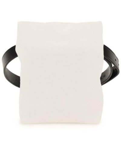 Ann Demeulemeester Denim Robin Soft Micro Belt Bag - White