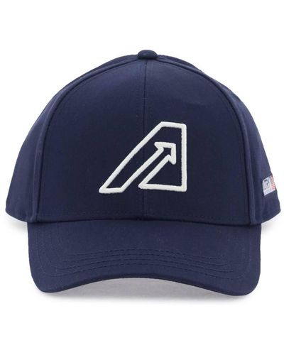 Autry Cappello Baseball Con Logo Ricamato - Blu