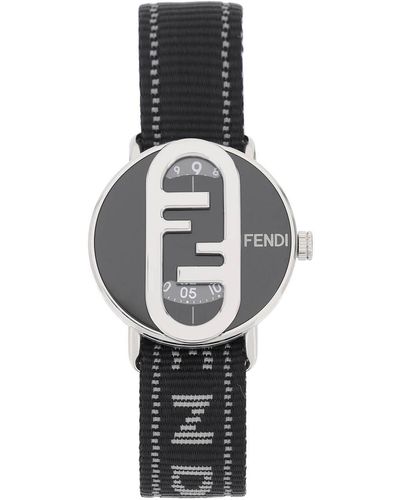 Fendi O' Lock Round Watch - White