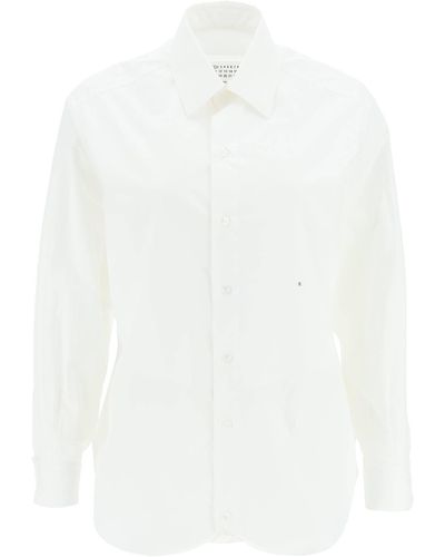 Maison Margiela 'm' Cotton Shirt - White