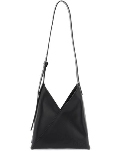 MM6 by Maison Martin Margiela Words Shoulder Bag In Japanese Style - Black