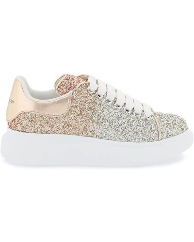 Alexander McQueen 'oversize' Trainers With Glitter - White